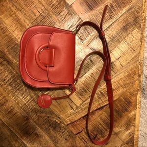 Cole Haan Grandseries crossbody shoulder bag purse salmon NEW never used